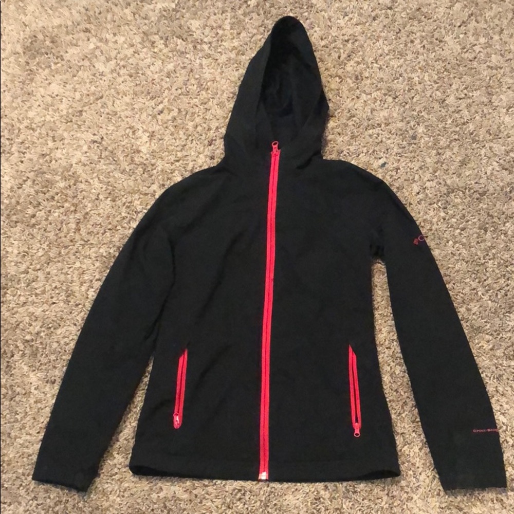 Kids Black Columbia Windbreaker